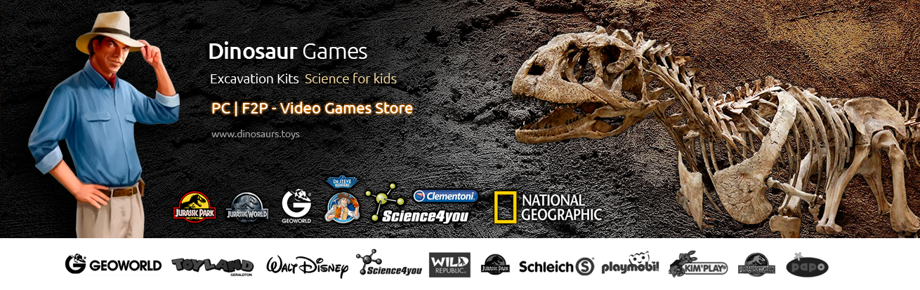 Dinosaur Games & excavation kits